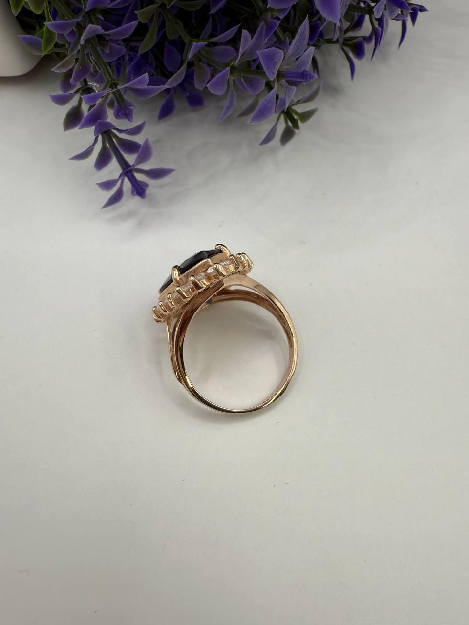 Срібна каблучка 925 проба в позолоті Гюрем Султан/Хюрем (2554492936) - фото 8