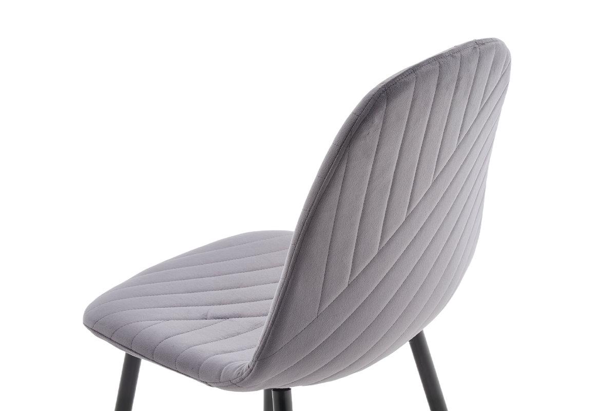 Кухонний стілець Мікс Меблі ЯРІС велюр Сірий темний (27896628) - фото 7 Кухонний стілець Мікс Меблі ЯРІС велюр Сірий темний (27896628) - фото 7