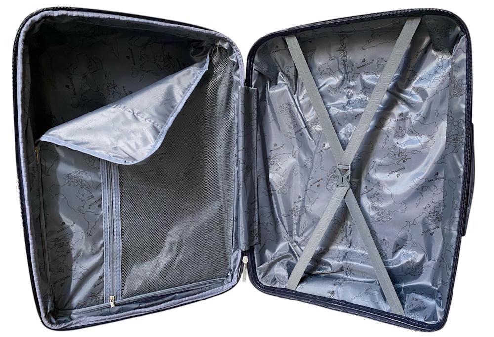 Валіза мала для ручної поклажі Madisson Snowball 51203 поліпропілен S Темно-синій - фото 7 Валіза мала для ручної поклажі Madisson Snowball 51203 поліпропілен S Темно-синій - фото 7