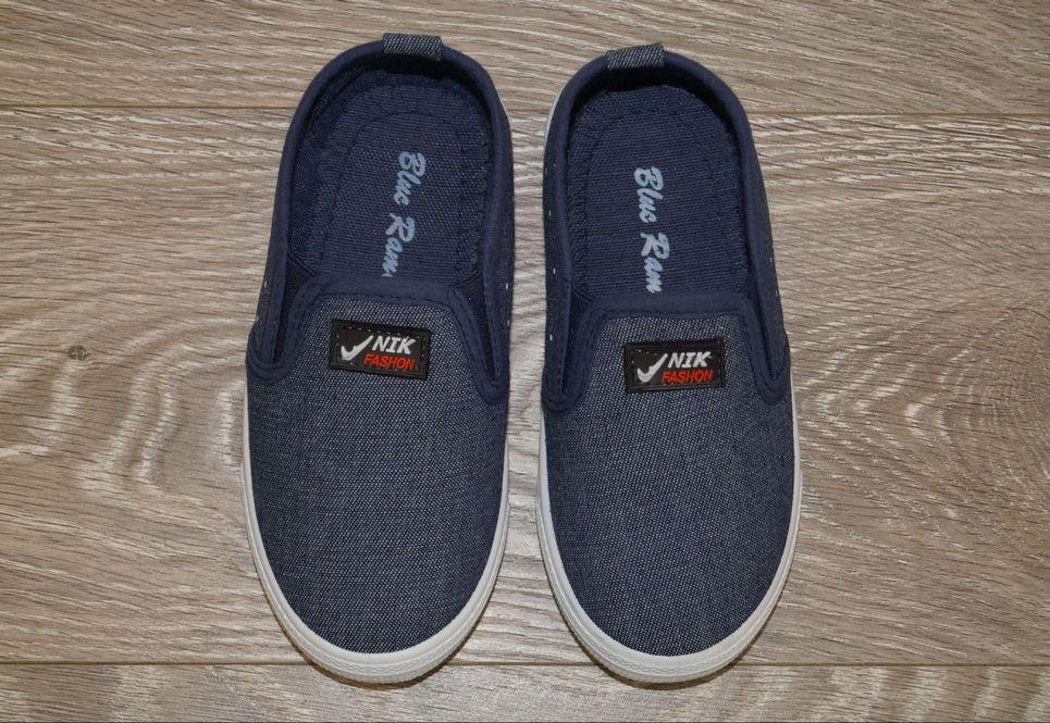 Слипоны детские джинсовые Blue Rama р. 27 15,5 см Синий (31537-27) - фото 3