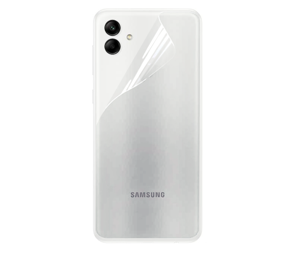 Противоударная гидрогелевая пленка Hydrogel Film для Samsung Galaxy A04/A04e на заднюю панель Transparent