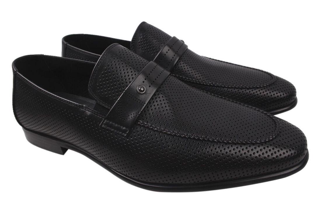 Туфли мужские Antoni Bianchi из кожи р. 44 Черный (12-20LTP)