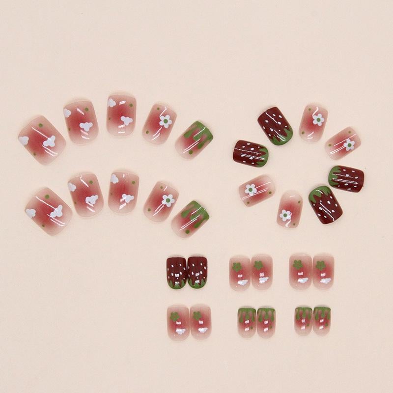 Накладные ногти с клеем Bananahall 13441 24 шт. Розовый (A9880) - фото 3 Накладные ногти с клеем Bananahall 13441 24 шт. Розовый (A9880) - фото 3