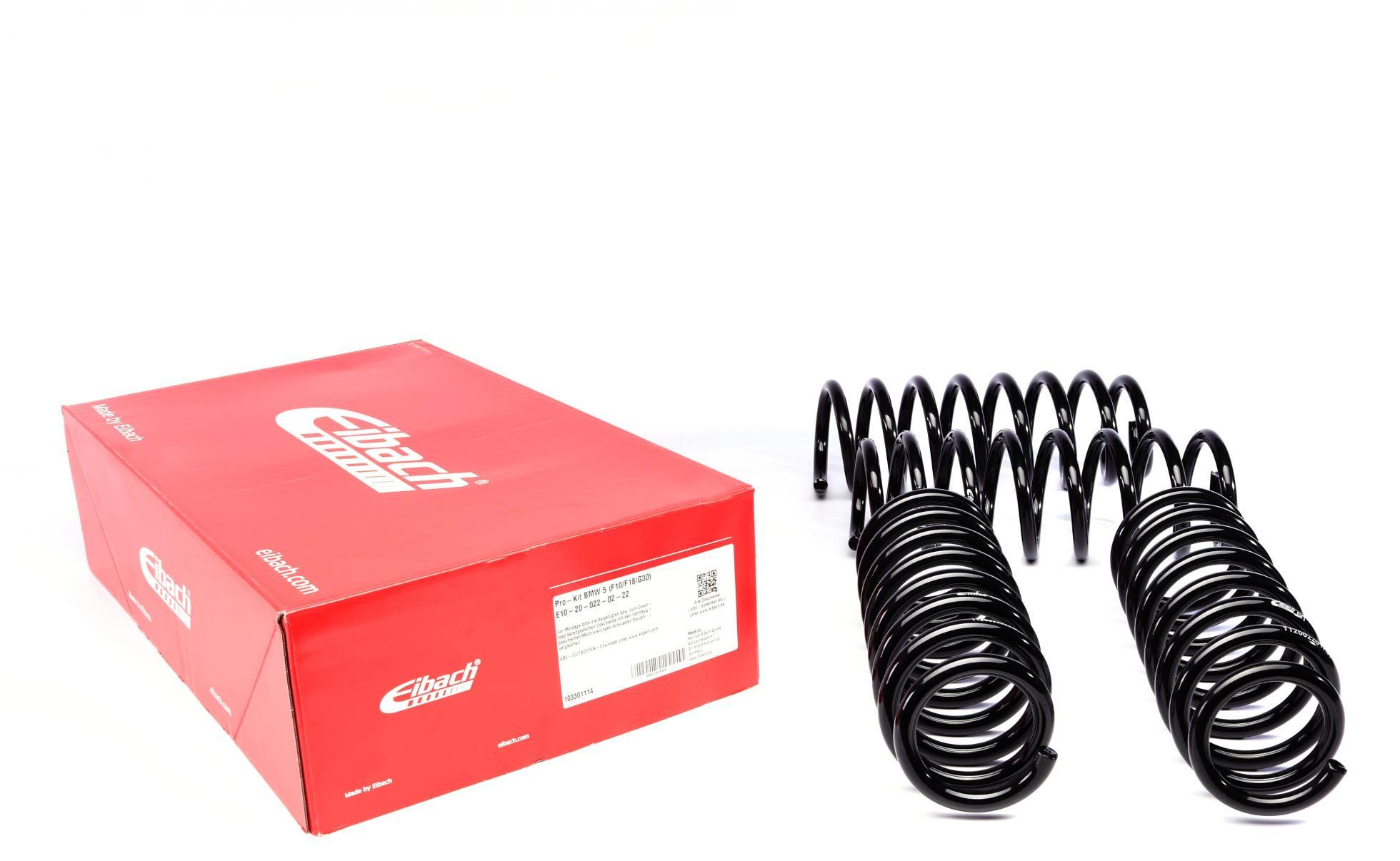 Комплект пружин подвески EIBACH Pro-Kit для BMW 5 F10/G30 09-4 шт. (E10-20-022-02-22)