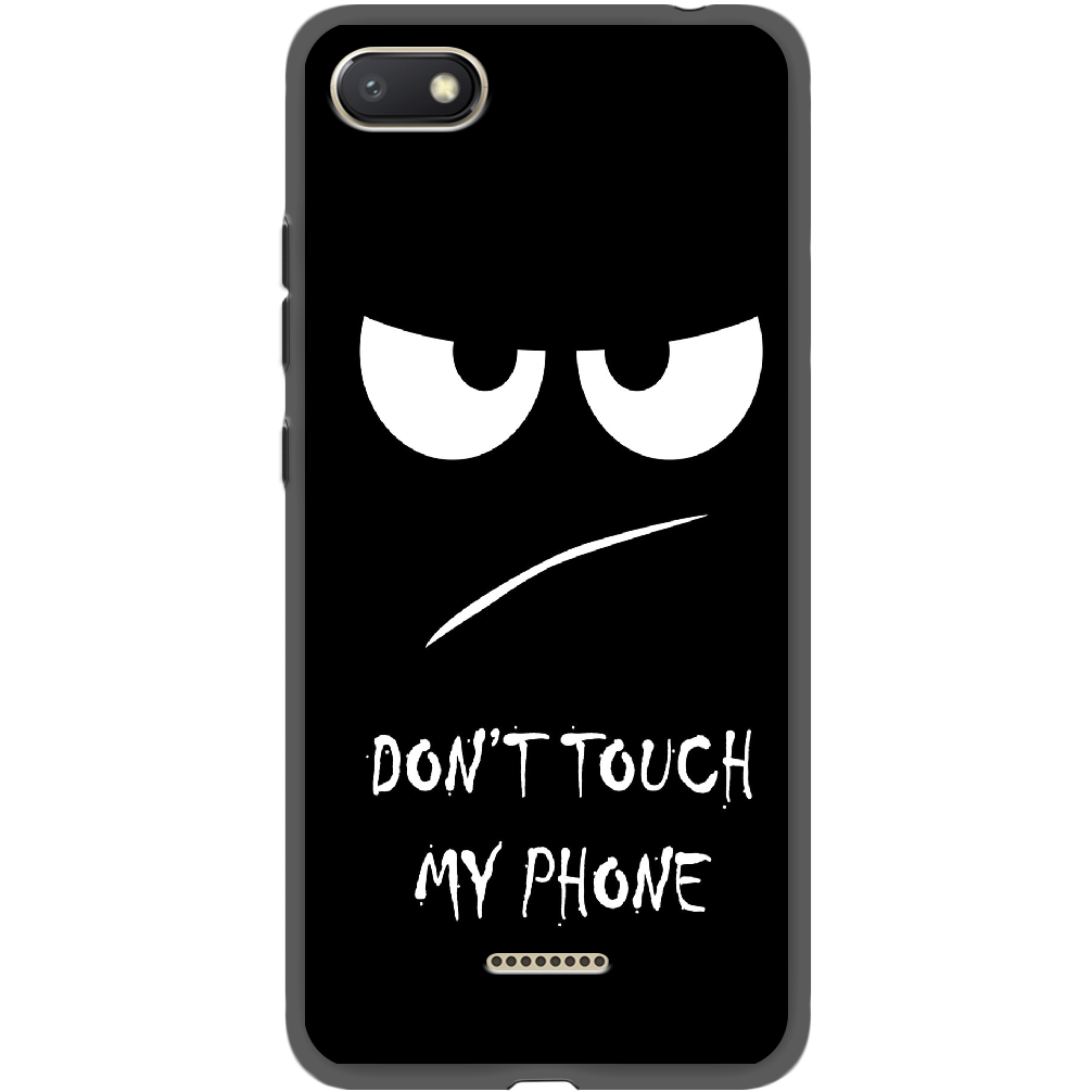 Чохол Boxface Xiaomi Redmi 6A Don't Touch my Phone Чорний силікон (34811-up535-35160)