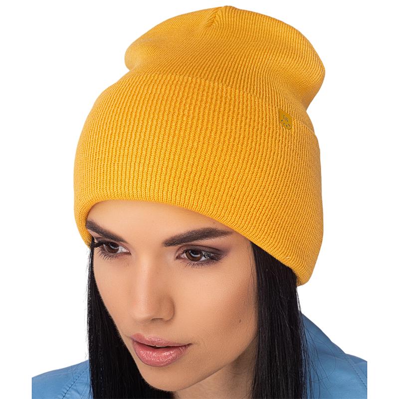 Шапка Leks КАПРИЗ двойная шерстяная с отворотом удлиненная One size Темно-желтый (121133) Шапка Leks КАПРИЗ двойная шерстяная с отворотом удлиненная One size Темно-желтый (121133)