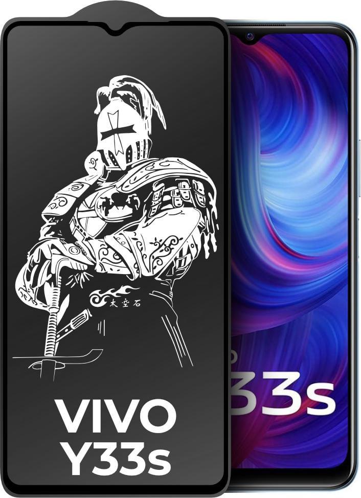 Защитное стекло King Fire Vivo Y33s (Full Glue) Black (30297)