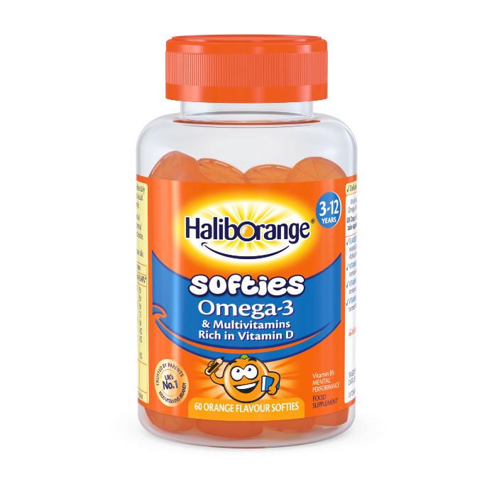 Омега жирные кислоты для детей Haliborange Softies Omega-3 & Multivitamins 60 желеек Апельсин (21619-01) Омега жирные кислоты для детей Haliborange Softies Omega-3 & Multivitamins 60 желеек Апельсин (21619-01)