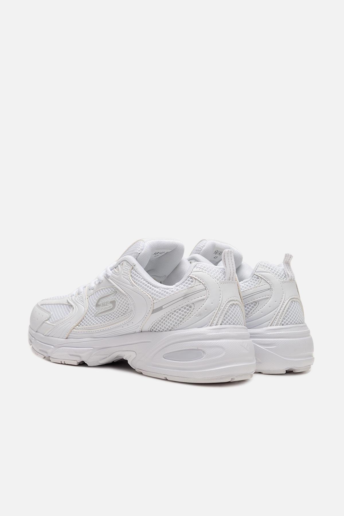 Кроссовки мужские на плоской подошве р. 44 Белый (SKT001034990) - фото 4