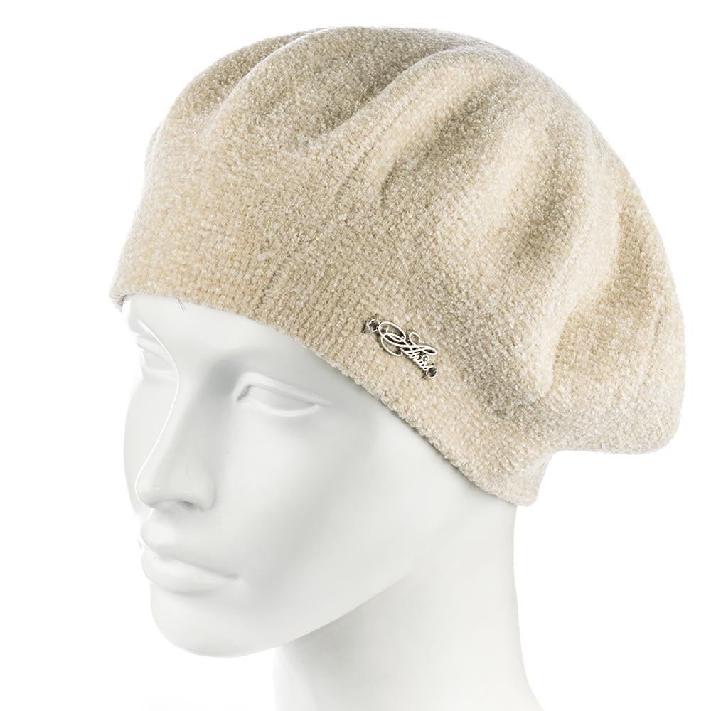 Берет велюровый женский ATRICS WH815 one size Песок