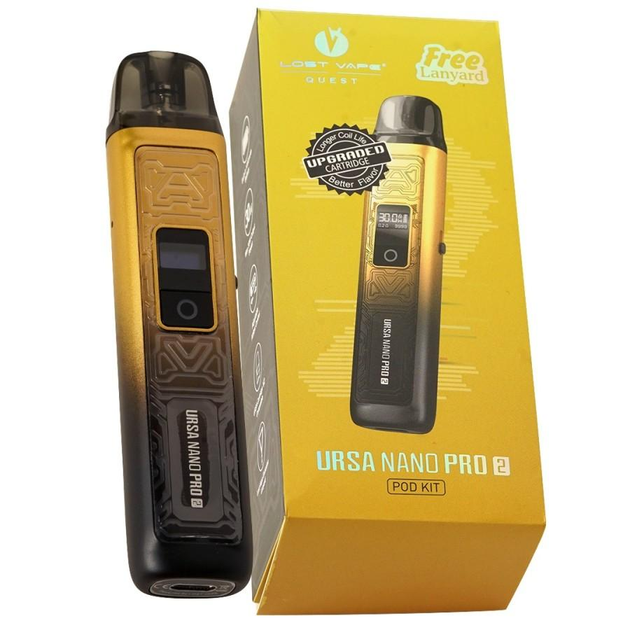 Система POD Lost Vape Ursa Nano Gold (15812) - фото 2