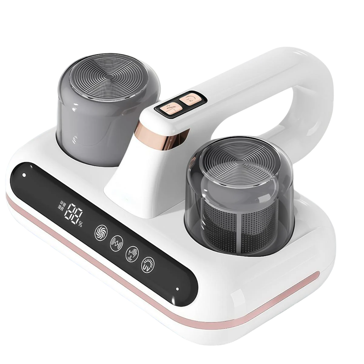 Пылесос ручной для матрасов и ковров вакуумный/аккумуляторный Белый (VEN-1176 W)