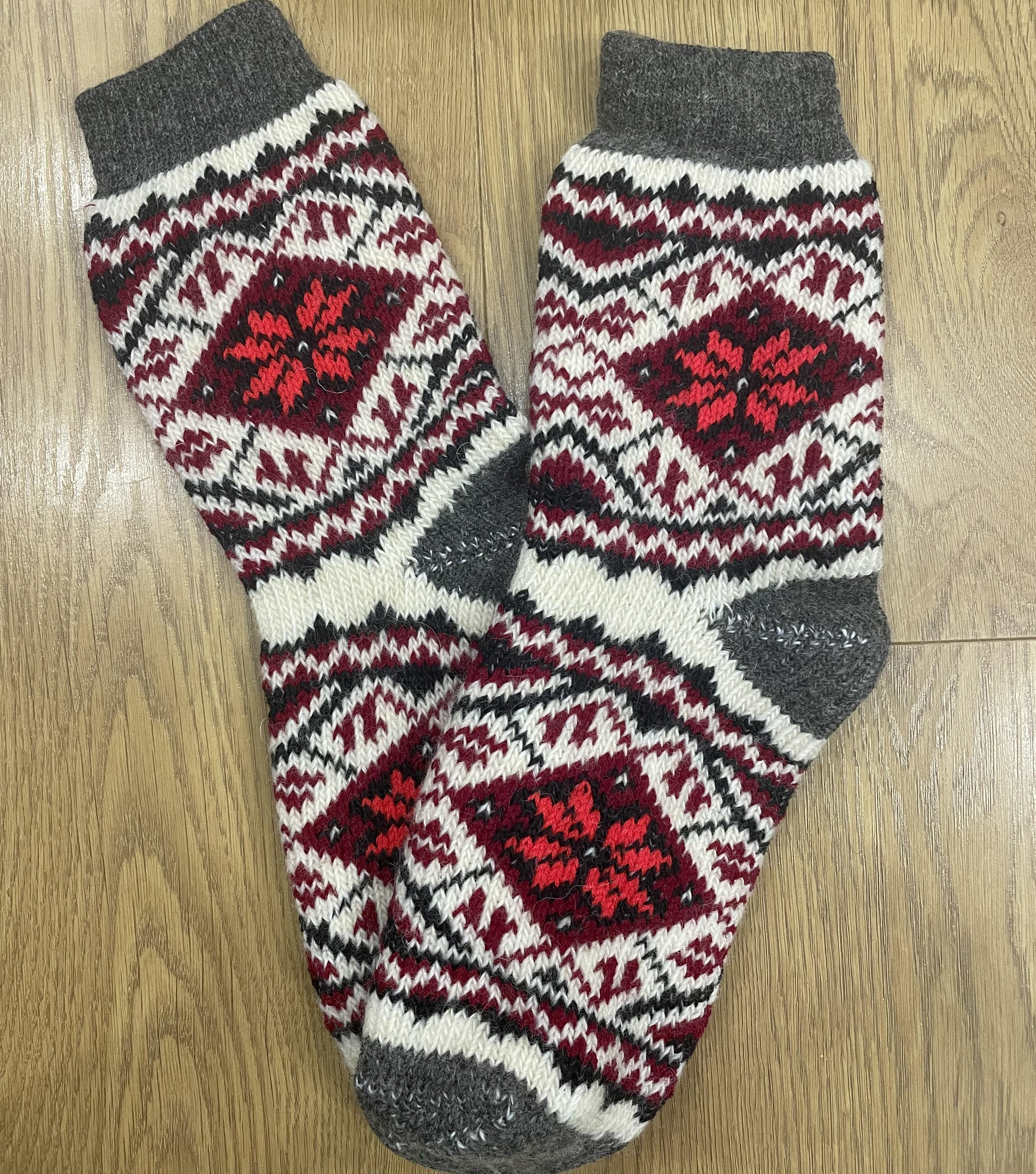 Шкарпетки жіночі в'язані з овечої вовни р. 36-41 (26949958)