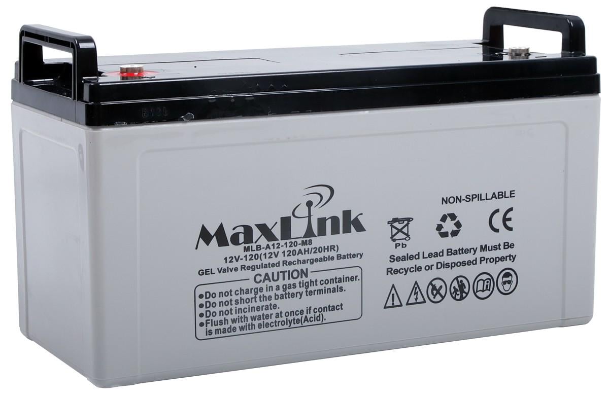 ᐉ Аккумуляторная батарея MaxLink AGM 12 В 120 Ач (MLB-A12-120) • Купить ...