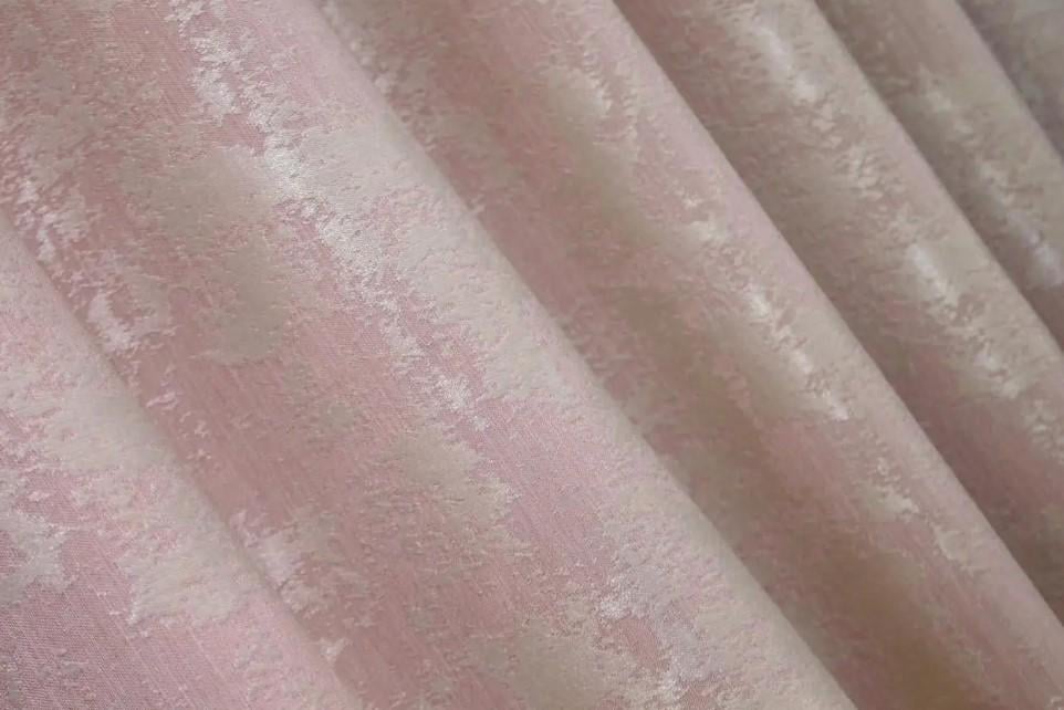 Комплект штор Sultan YL жаккард 1,5х2,7 м 2 шт. Бледно-розовый (1370ш) - фото 4 Комплект штор Sultan YL жаккард 1,5х2,7 м 2 шт. Бледно-розовый (1370ш) - фото 4