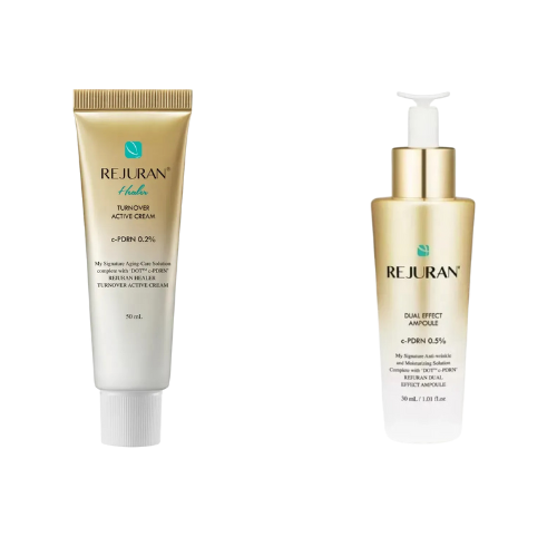 Набор REJURAN Dual Effect Ampoule 30 мл и Turnover Active Cream 50 мл