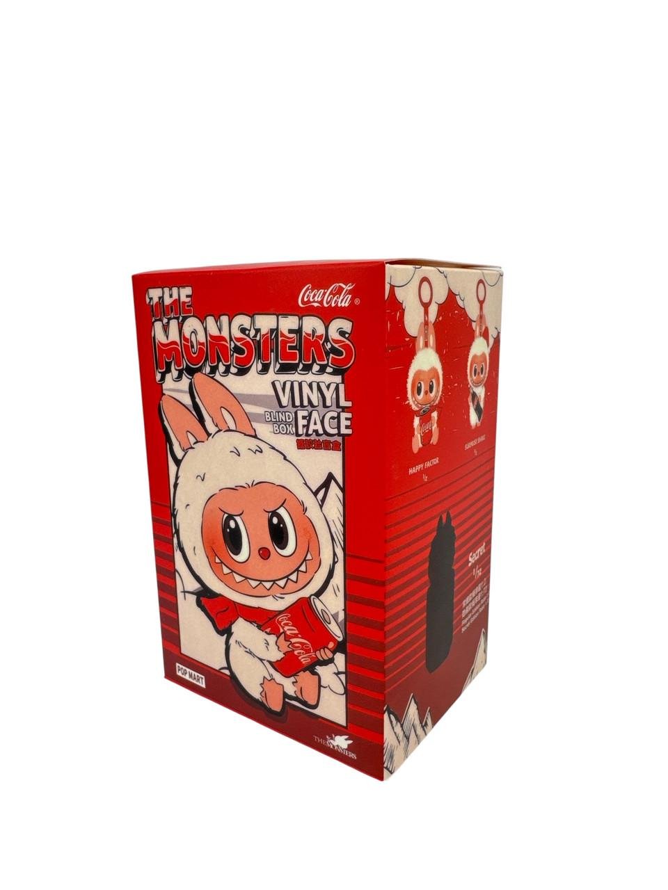 М'яка іграшка-брелок Лабубу з кока-колою в коробці 16 см (27883166)