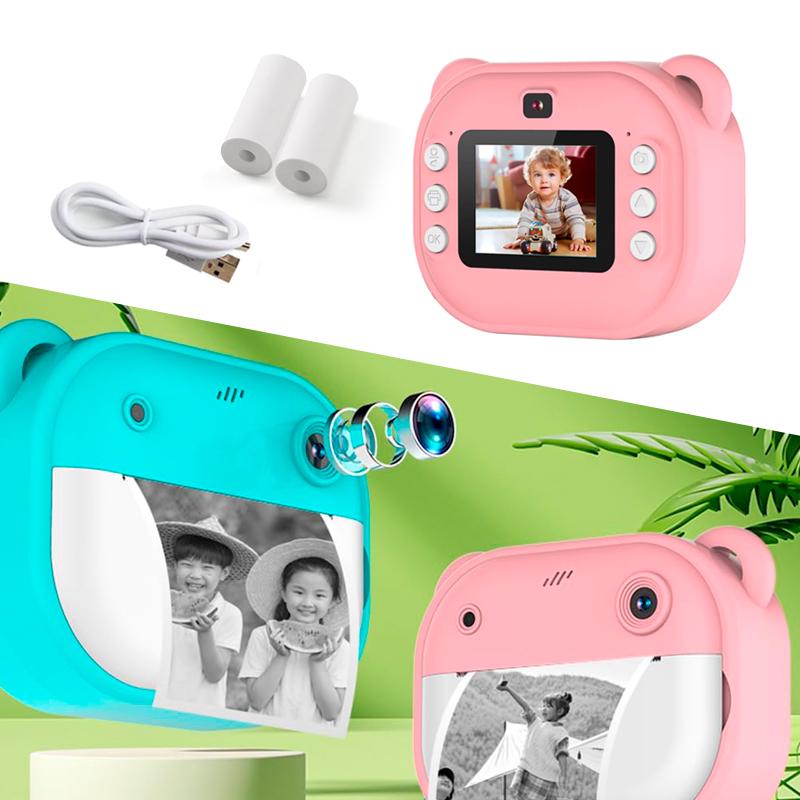 Фотоапарат миттєвого друку Y600 дитячий Pink - фото 4