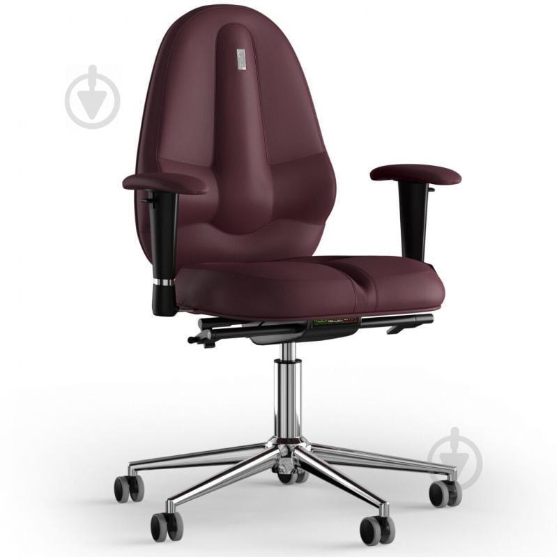 Кресло KULIK SYSTEM CLASSIC Экокожа без подголовника без строчки Бордовый (12-909-BS-MC-0208)