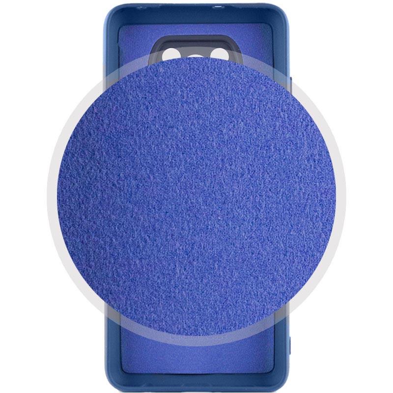 Протиударний чохол Silicone Cover Lakshmi Full Camera (A) для Xiaomi Poco X3 NFC / Poco X3 Pro Navy Blue - фото 3