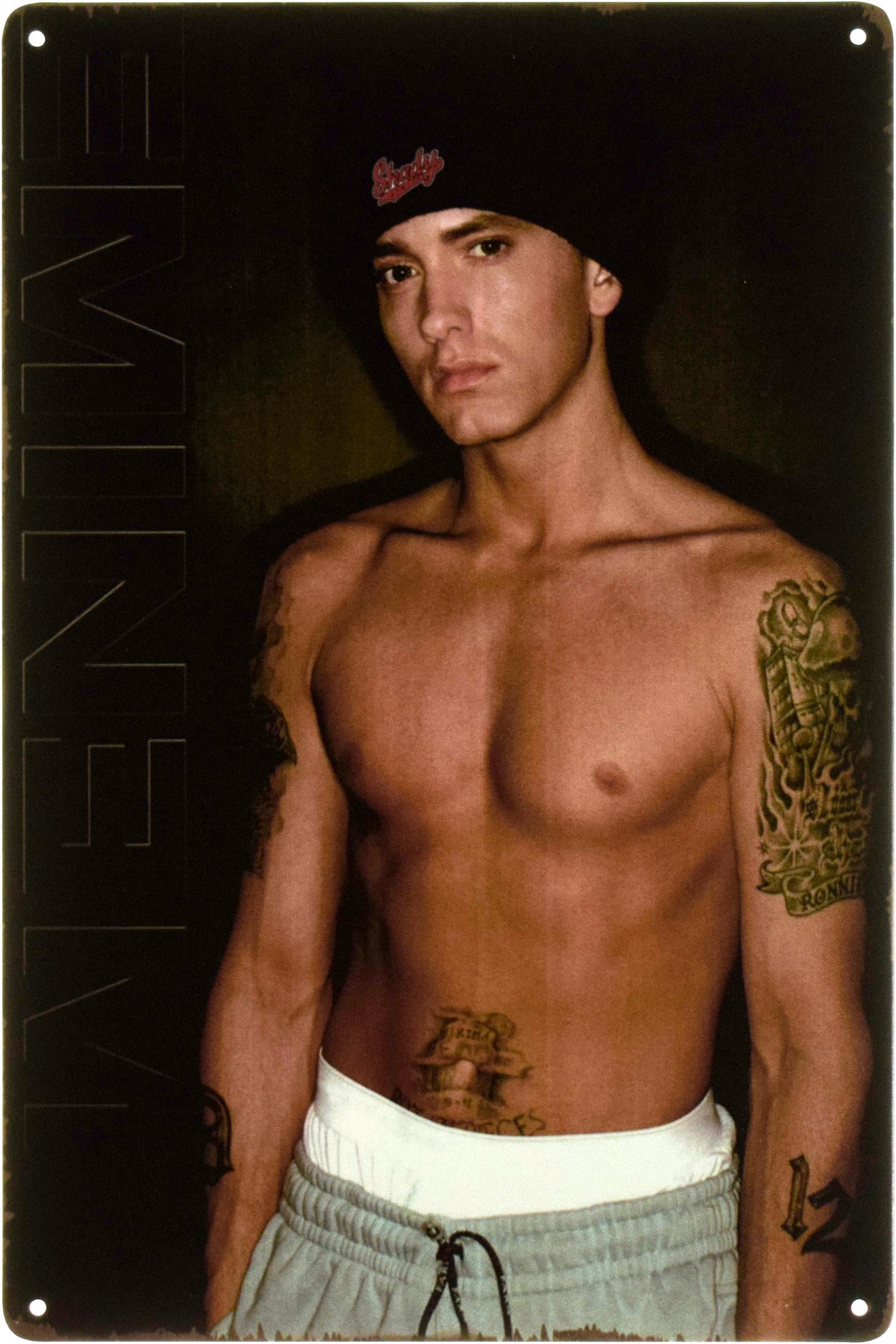 Металлическая табличка Eminem 20x30 см