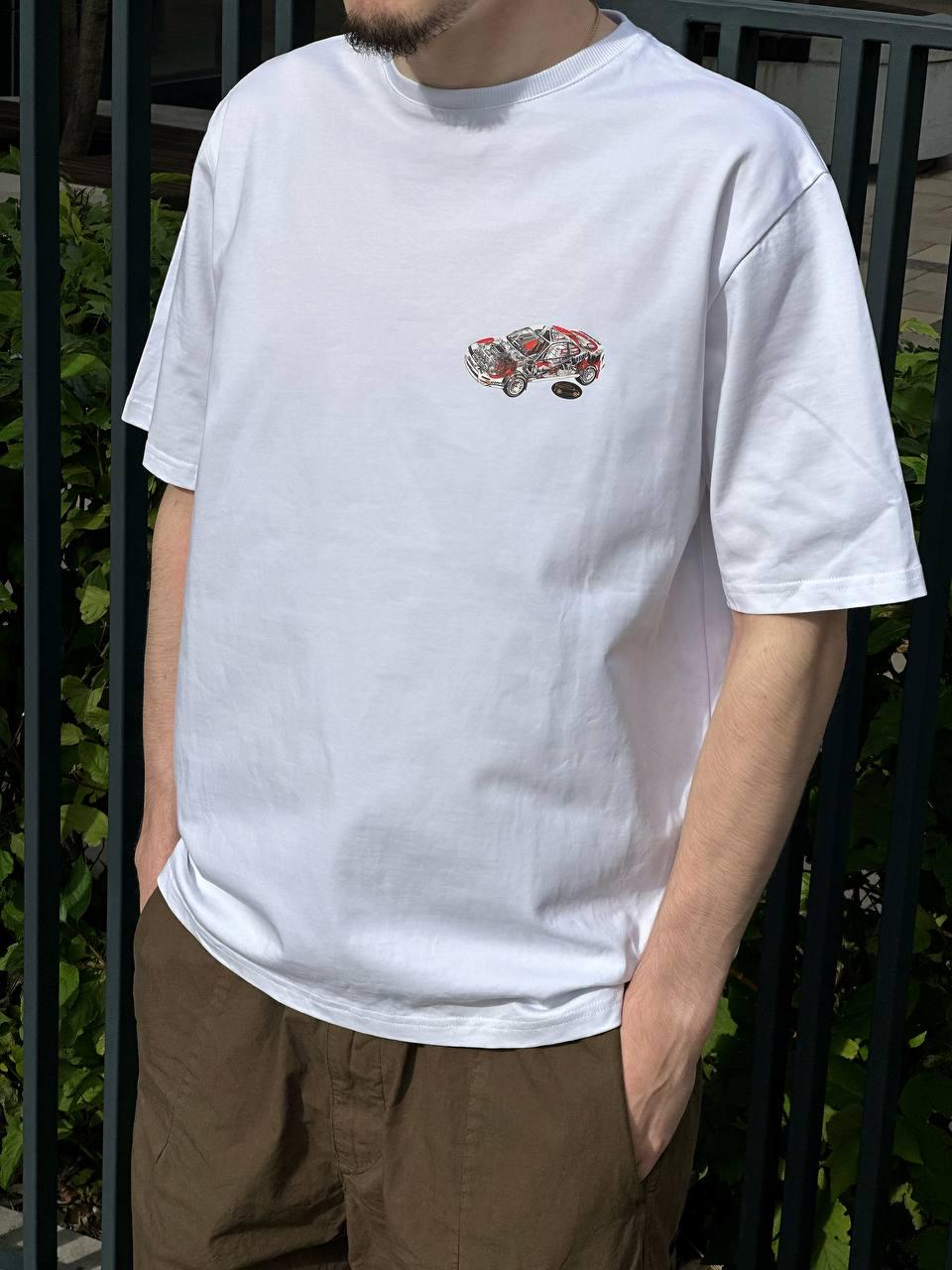 Футболка MEAN LTD Toyota Celica Turbo 4WD Group ST185 1992-94 XL Белый (MLD1850814) - фото 3 Футболка MEAN LTD Toyota Celica Turbo 4WD Group ST185 1992-94 XL Белый (MLD1850814) - фото 3