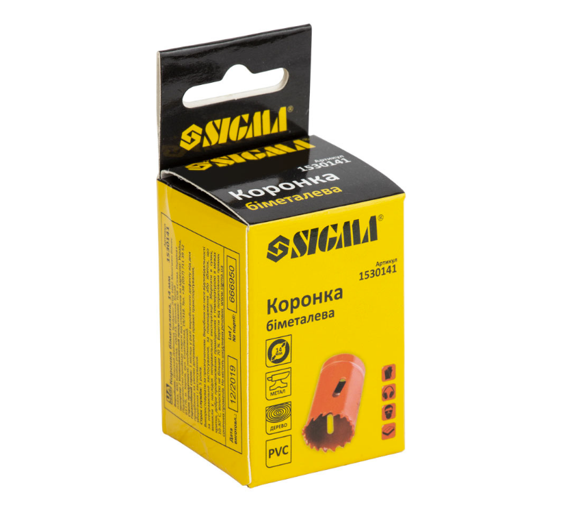 Коронка биметаллическая Sigma 14 мм (1530141)