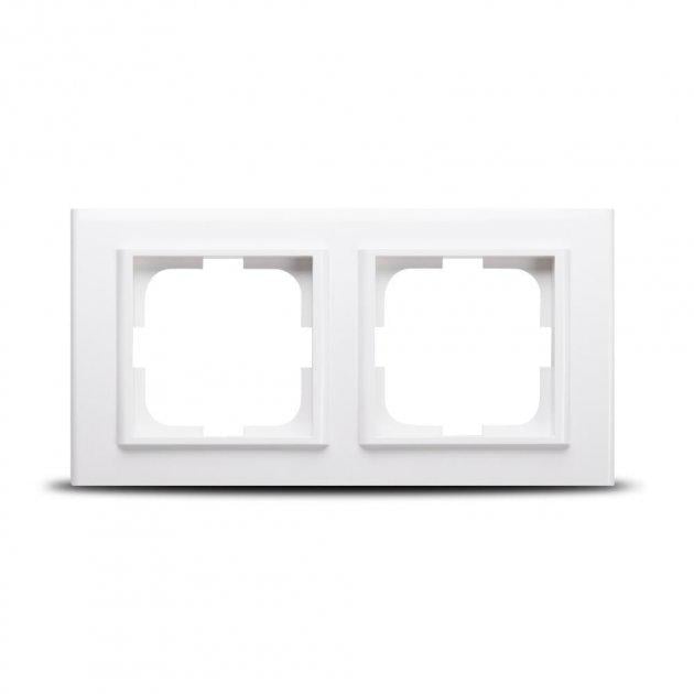 Рамка Ovivo Mina на 2 места универсальная Белый (401-010000-226)
