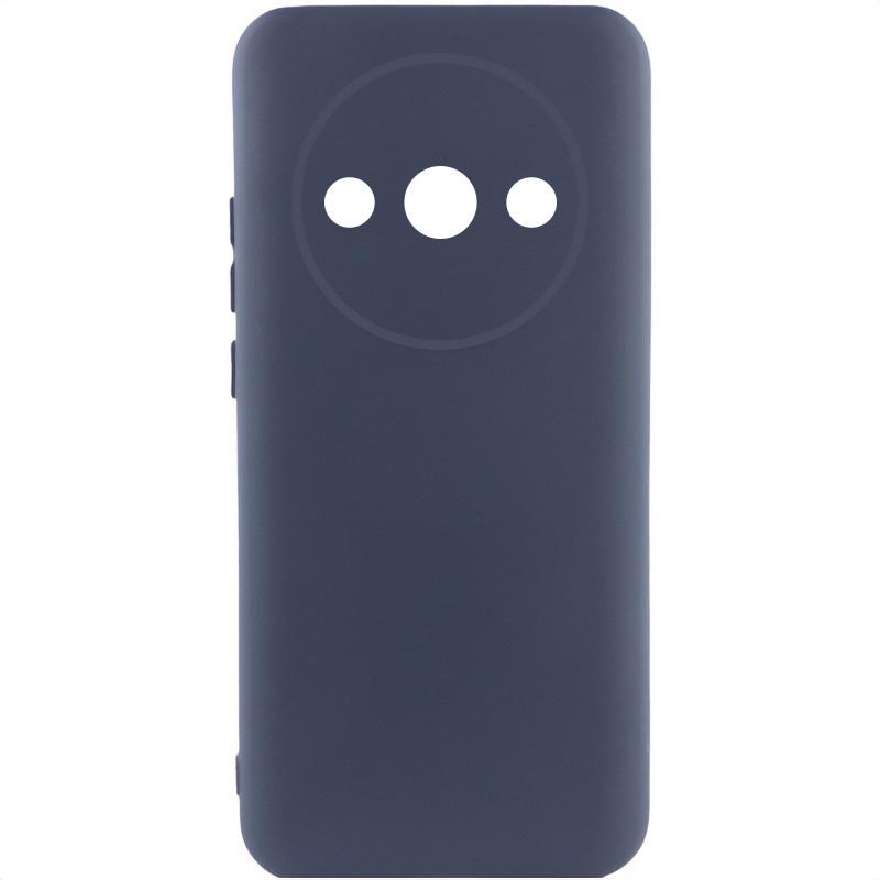 Противоударный чехол Silicone Cover Lakshmi Full Camera (A) для Xiaomi Redmi A3 Синий / Midnight Blue