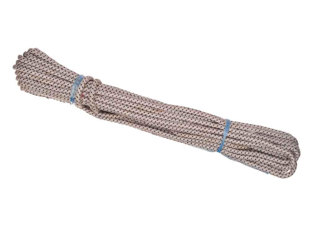 Веревка хозяйственная плетеная челночный трос В12 15 м d 7 мм (236306)