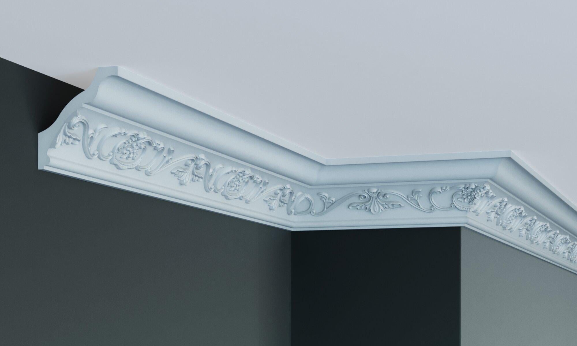 Карниз с орнаментом Gaudi Decor C1009 82x58 мм 2000 мм (12368483)
