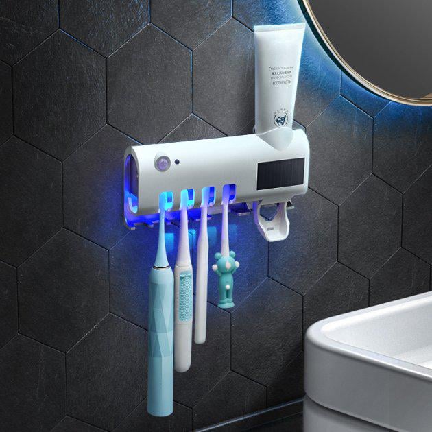 Диспенсер-дозатор для зубной пасты и щеток Toothbrush sterilizer W-020 автоматический ультрафиолетовый - фото 6 Диспенсер-дозатор для зубной пасты и щеток Toothbrush sterilizer W-020 автоматический ультрафиолетовый - фото 6