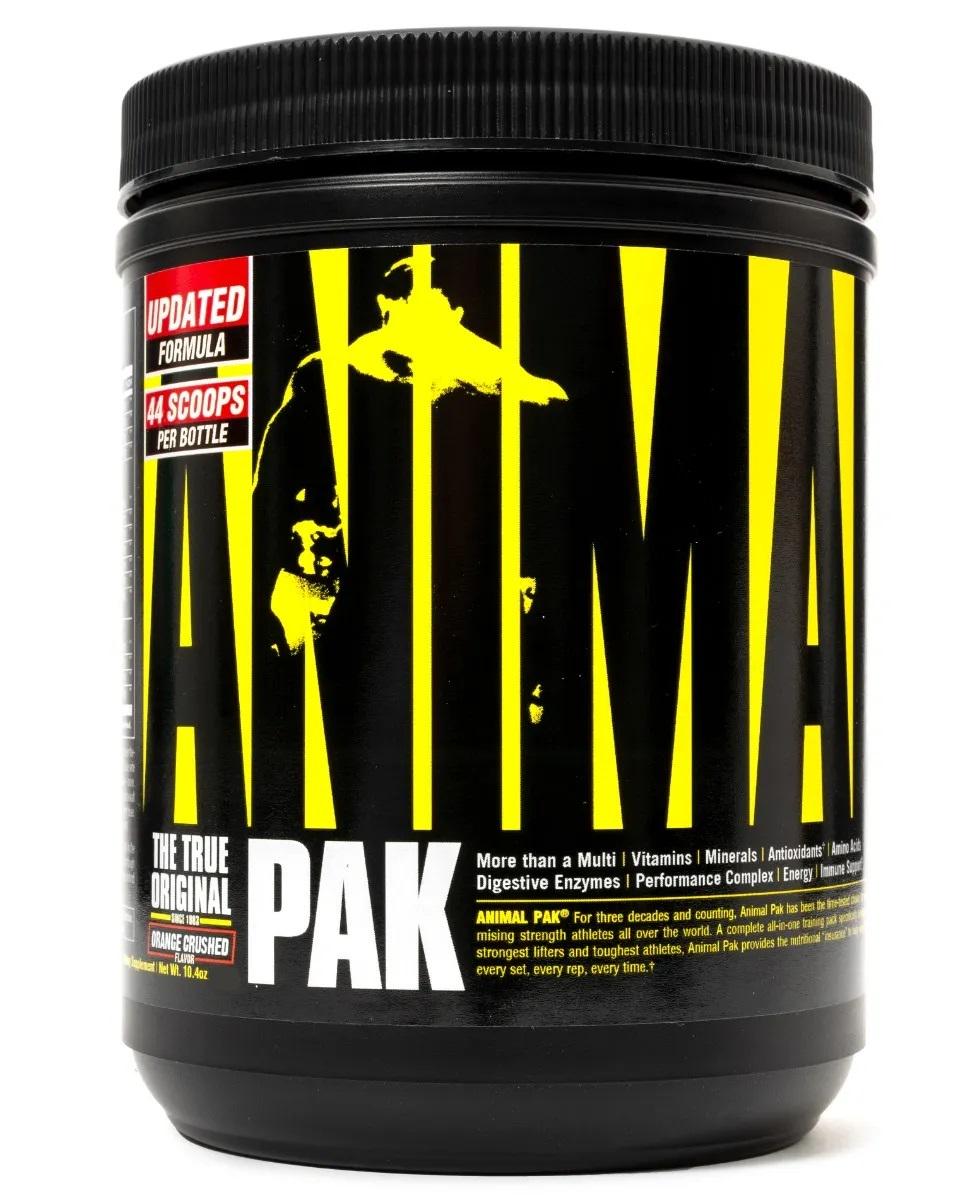 Вітамінно-мінеральний комплекс для спорту Universal Nutrition Animal Pak Powder 300 г 22 порції Orange Crushed