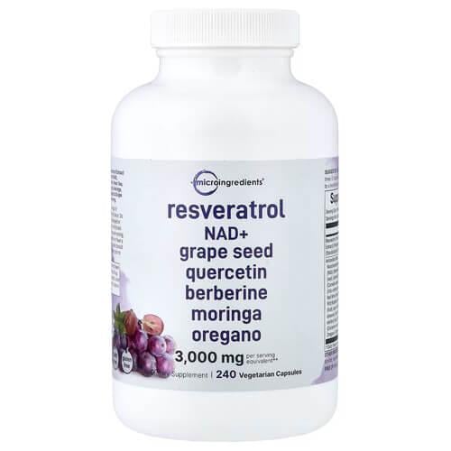 Ресвератрол Micro Ingredients Resveratrol 240 растительных капс. (MII-02365)