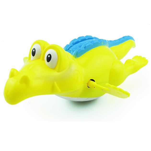 Игрушка заводная для ванной Bath Toys 555 водоплавающая Крокодил Желтый (2119124763)