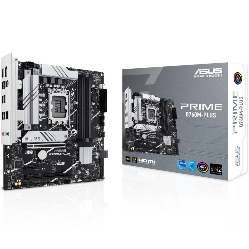 Материнська плата Asus PRIME B760M-PLUS LGA1700 4xDDR5 HDMI DisplayPort 3xPCIe 4xSATA 2xM.2 LAN 2.5Gb microATX (610351) - фото 5