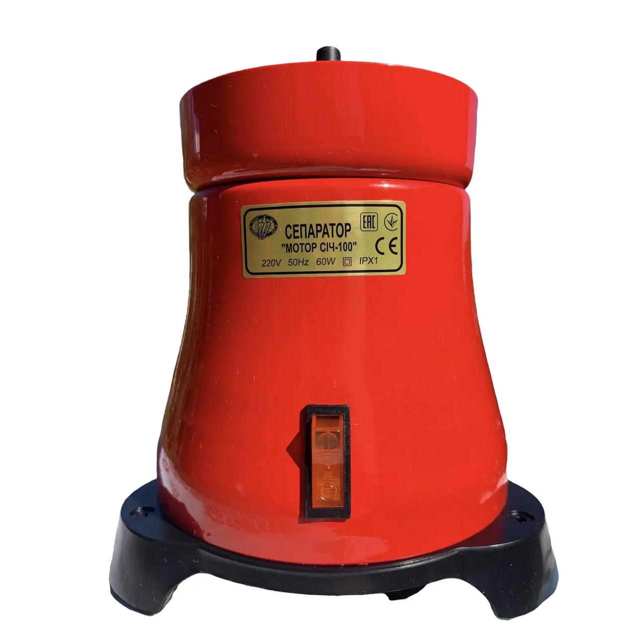 Привод электрический металлический в сборе для сепаратора Мотор Сич 100-18