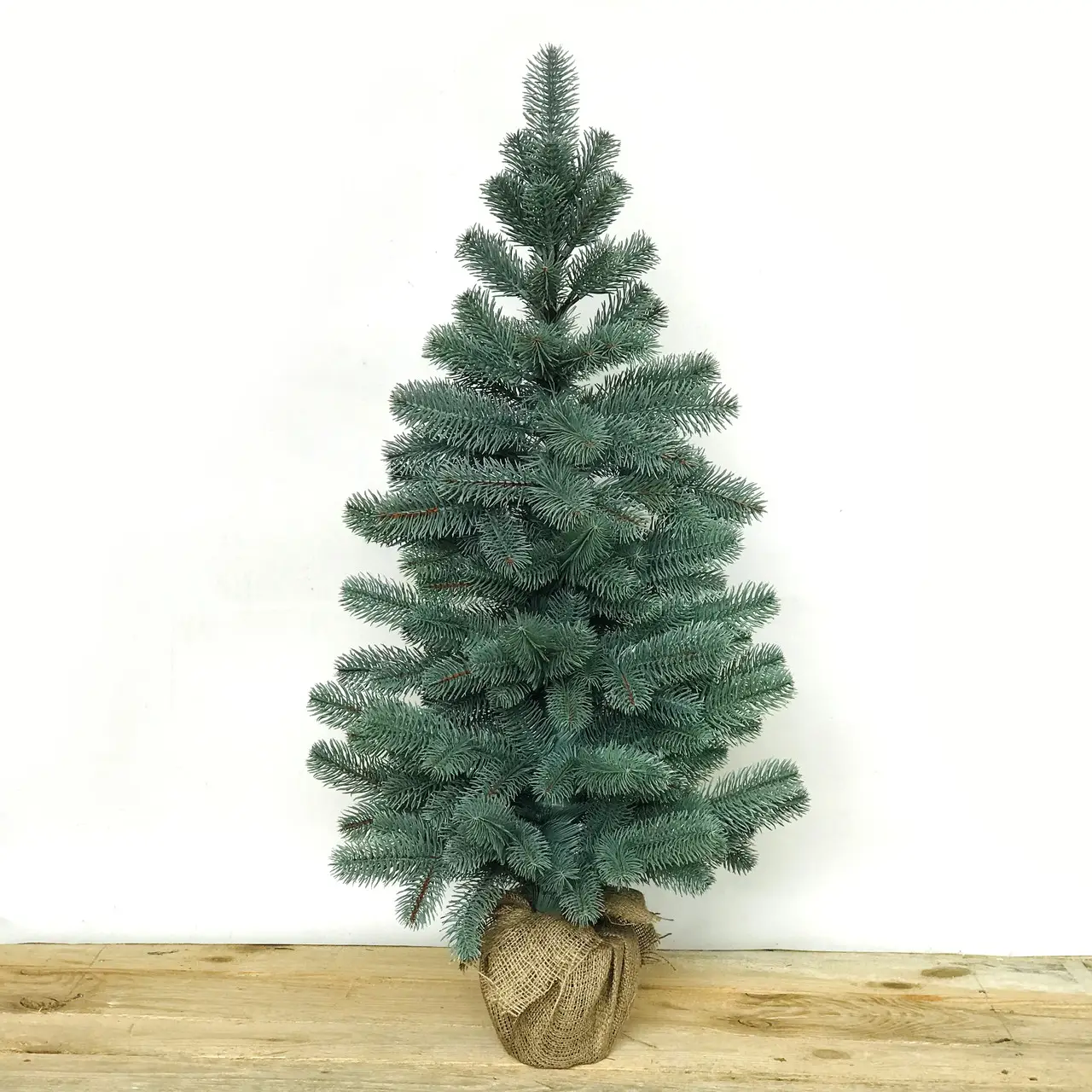 Искусственная елка в горшке 90 см Голубой