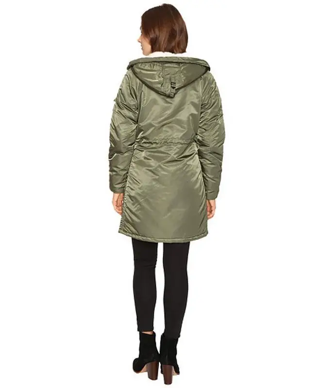 Куртка аляска Alpha Industries Elyse Parka M Sage Green (WJE45500C1SGM) - фото 9