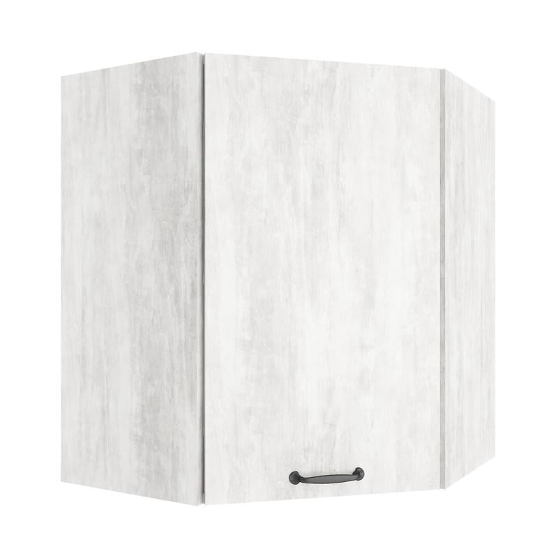 Шкаф навесной угловой 600х317х718 мм Бетон (H-17)