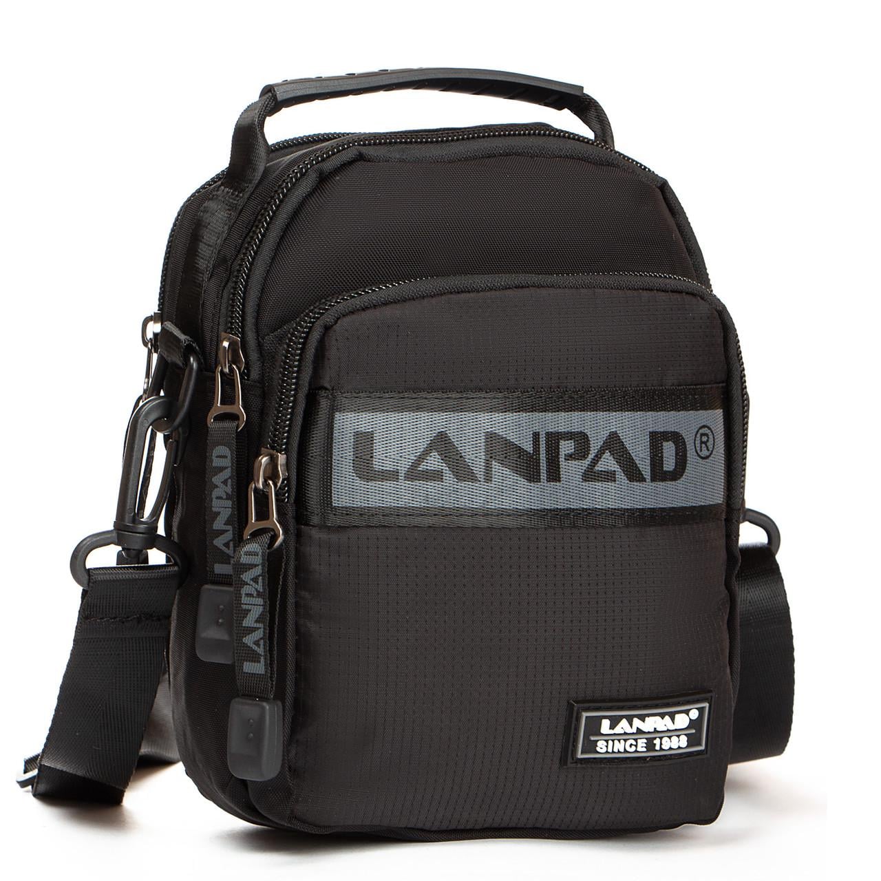 Мужская сумка Lanpad LAN82005 ткань Черный (2206341389) Мужская сумка Lanpad LAN82005 ткань Черный (2206341389)