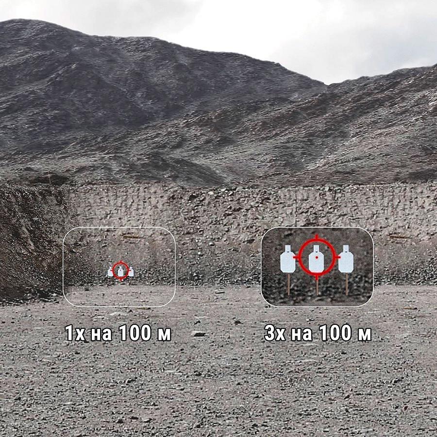 Увеличитель EOTech G43,STS 3Х Blk Magnifier откидной для коллиматорных прицелов - фото 6