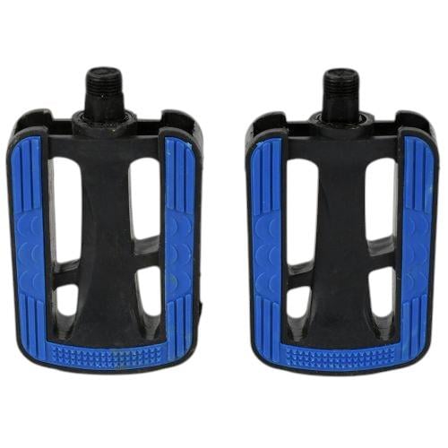 Педалі велосипедні з катафотами VL37068 2 шт. 12х7 см Чорний з синім (31845106)