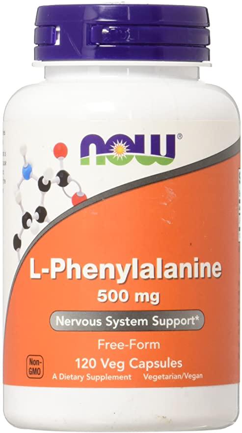 Фенілаланін Now Phenylalanine 500 mg 120 caps