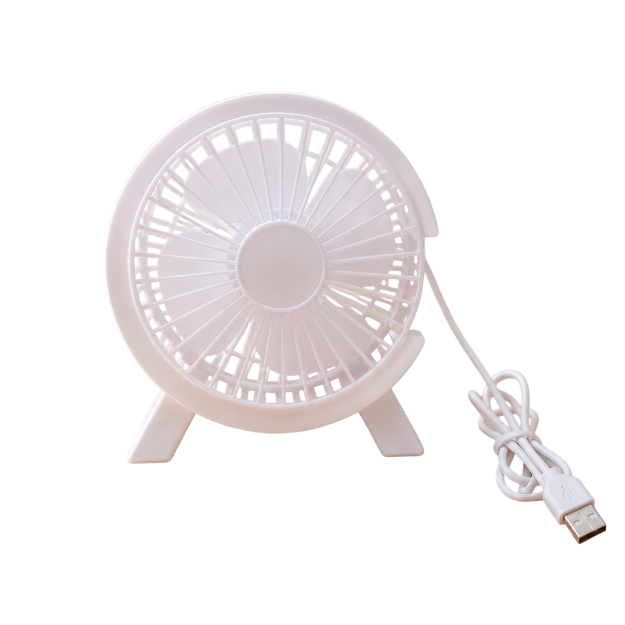 Вентилятор портативный Mini Fan portable table YLG-06 USB настольный White (35472185)