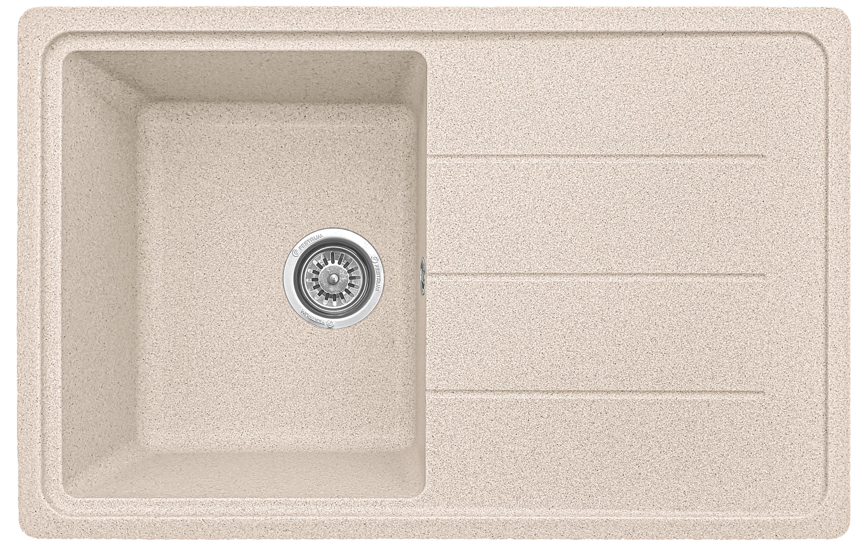 Мойка кухонная EcoLine EL24N 780x500 мм Бежевый