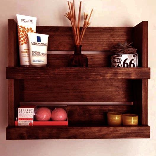 Полка для ванной из дерева Виттен 45 Савоярди (ВНП/452115)