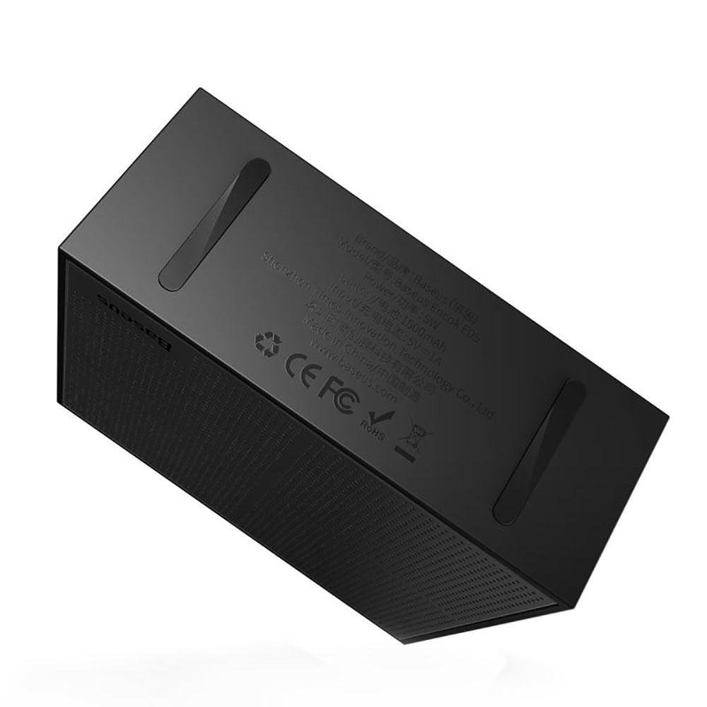 Портативная колонка Bluetooth Baseus Encok E05 Music-cube Wireless Speaker NGE05-01 Черный - фото 4