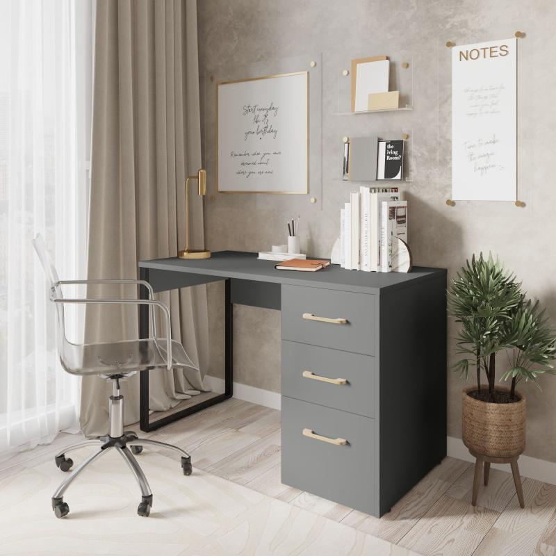 Стіл письмовий Loft-5 1200х598х750 мм Графіт (Арт.219) - фото 4 Стіл письмовий Loft-5 1200х598х750 мм Графіт (Арт.219) - фото 4