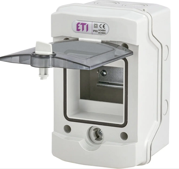 Щит ETI ECH4G 4 модулей пластик 201х128х120 мм навесной IP65 (29319671) Щит ETI ECH4G 4 модулей пластик 201х128х120 мм навесной IP65 (29319671)